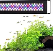 Abeststudio LED Aquarium Light 48"/120cm Full Spectrum Fish Tank Light with 218 LEDs WRGB Multi-Color Full Spectrum Aqua Plant Fish Tank Lamp for 120-140cmTank