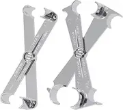 Tanstic 2Pcs Scissor Fuel Line Disconnect Tool Kit, Fuel and Air Conditioning Line Disconnect Tool, Fuel Line Quick Removal Tool Use on Fuel, Heater, A/C Line Service, Compatible with GM, Ford, Mazda