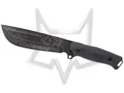 Fox Knives Native Nera Sabbiata Micarta Black D2 Steel Fixed Blade Knife FX-611