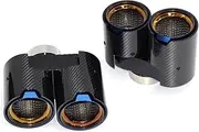 Compatible For BMW 3 Series 330i 330e 2020+ Muffler, G20 G21 Exhaust tip, tip, Carbon Fiber Tip Nozzle, Exhaust Head(Style 4)