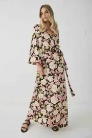 NWT Decjuba Ashleigh Wrap Dress - size S (AU 10)