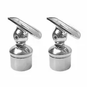 2 1.5" Bar Rail Swivel Bracket Tubing Holder Stainless | Renovator's Supply