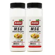2 Pack Badia Monosodium Glutamate MSG/Umami/seasoning/Kosher/2x1.75 lbs