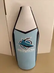NRL Cronulla Sutherland Sharks Tallie Stubbie Long Neck Beer Bottle Cooler
