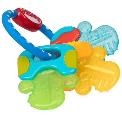 Nuby Ice Gel Teether Keys Multi surface Easy grip design BPA Free Pack Multi