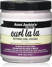 Aunt Jackies Curl La La Defining Curl Custard 15 Ounce Jar (443ml) (2 Pack)