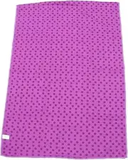 GANAZONO 1Pc Purple Yoga Mat Slip Fitness Blanket with Plum Blossom Dots Design for Exercise and Meditation Lightweight and Portable Non Yoga Mat Alternative