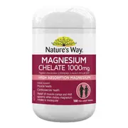 [Nature's Way] Natures Way Magnesium Chelate 1000mg 100 Tablets