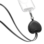 - BioVeg Heart Cross-body Strap BioVeg Heart Cross-body Strap - Black
