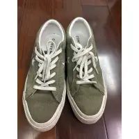 在飛比找蝦皮購物優惠-converse one star麂皮綠 25.5cm