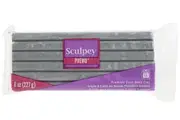 Sculpey Premo Oven-Bake Modelling Clay 227g Silver