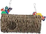PERSELOSO 1Set Bird Perch Hanging Decorative Climbing Swing for Parakeets Parrots Chewing Adventuring Accessory Pets