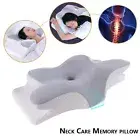 Neck Contour Pillow Memory Foam Orthopedic Cervical Soft Support Cushion Relief