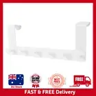 Over the Door Hanger 6 Hooks Clothes Storage Multipurpose Hanging Rack Iron