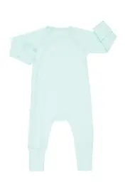 [Bonds] Bonds Newbies Pointelle Cotton Cozysuit in Salty Size: Premature, Aussie Cotton Premature Salty