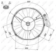 Fits Vauxhall Corsa Astra Frontera Calibra AZ Left Engine Cooling Fan