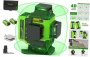 4x360 Laser Level Self-leveling 16 Lines Green Beam LS04CG 4X360¡ã Laser Level