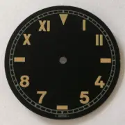 39mm Black Green Luminous Dial for ETA 6497/6498 Watch Movement