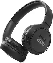 JBL Tune 510BT, JBL Pure Bass Sound, Wireless Bluetooth 5.0 Streaming, Up to 40H Battery Life and Speed Charge (5mins = 2H), Multi-Point Connections, Hands-Free Calls, Black