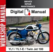YAMAHA YL1 YL1-E TWIN JET 100 SERVICE REPAIR SHOP MANUAL