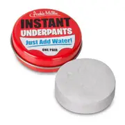 Archie McPhee Instant 6.4cm Disposable Underpants Unisex One Size Underwear