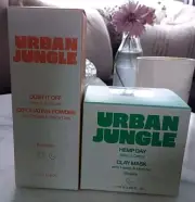 Urban Jungle Dust It Off Exfoliating Powder42g + Hemp Day Clay Face Mask110g DUO
