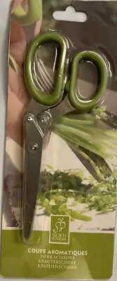 SECRETS du POTAGER 5 Parallel Steel Blades Spring Mechanism Herb Scissors