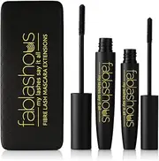 The Original Fablashous 3D Thickening and Lengthening Black Natural Green Tea Fibre Lash Mascara Extensions In Luxury Embossed Patterned Display Case