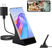 LIZVIE Phone Charging Dock Hidden Camera, Mobile Phone APP Device Sharing 1080p HD Spy Camera with Night Vision/Motion Detection, Pet/Baby Cam for Home Security.