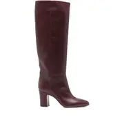 [Paris Texas] Paris Texas 70mm Leather Block-heel Boots 41 IT RED