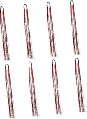 WOFASHPURET 8pcs Strings for Braiding Rope with Holographic Threads DIY Hair Accessories for Stylish Braids
