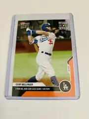 2020 TOPPS NOW #446 CODY BELLINGER NUMBERED 5/5 ORANGE PARALLEL