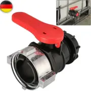 IBC ball valve tank container outlet tap S75x6 (75mm) S60x6 coarse thread DN5 W1