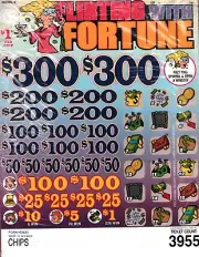Pull Tab Tickets -Chip Tickets - Game - Pick Board - Flirting with Fortune