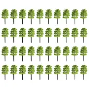 40Pcs /HO OO Scale Model Trees Train Railroad Layout Diorama Wargame Scenery