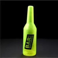 在飛比找ETMall東森購物網優惠-透明放射熒光綠 調酒師練習瓶 酒吧花式拋樽 臉譜練習瓶