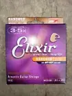 Elixir 16102 Nanoweb Phosphor Bronze Medium Acoustic Guitar Strings (13-56)