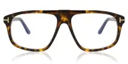 Tom Ford FT5901-B Blue-Light Block 052 Men's Glasses Tortoiseshell Size 55 - Private Health Rebate - Blue Light Block Available