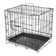 Dog Cage Puppy Pet Crate Carrier - Small Medium Large S M L XL XXL Metal
