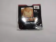 NEW Dance BRA Top Size ADULT 2XL2 PLUS Nude Clear Back & Straps Underwears