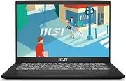 MSI Modern 14 C13M 2025 Business Laptop 14" FHD IPS 10-Core Intel i7-1355U 16GB LPDDR4 512GB SSD Intel Iris Xe Graphics Wi-Fi 6E Backlit Keyboard Win11 Pro w/ONT 32GB USB