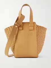 [LOEWE] LOEWE - Hammock Woven Leather Tote Bag - Camel - One size One size Brown