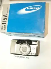 Samsung slim camera 115A NEW Panorama AF 38-115mm macro zoom lens Quartz date