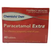 Chemists' Own Paracetamol Extra Tab X 40