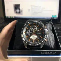 在飛比找蝦皮購物優惠-【可面交】SEIKO SSB265P1 精工 皮錶帶 石英錶