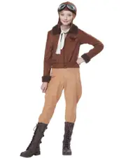 Amelia Earhart Girls Costume