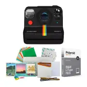 Polaroid Now Instant Camera Generation 2 Black wFilm Kit and BandW Film