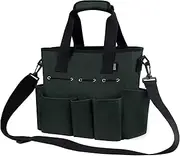 igadgitz home U7242 Garden Tool Storage Bag, Garden Tool Holder, Gardening Tote Bag, Garden Tool Carrier with Shoulder Strap - Green