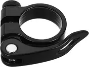 Electric Bicycle Seatpost Clamp Bike Seat Clamp Quick Release Secure Locking Mechanism Aluminum Construction Road Bike Compatible