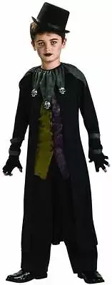 Gothic Jester Vampire Jack Ripper Fancy Dress Up Halloween Child Costume